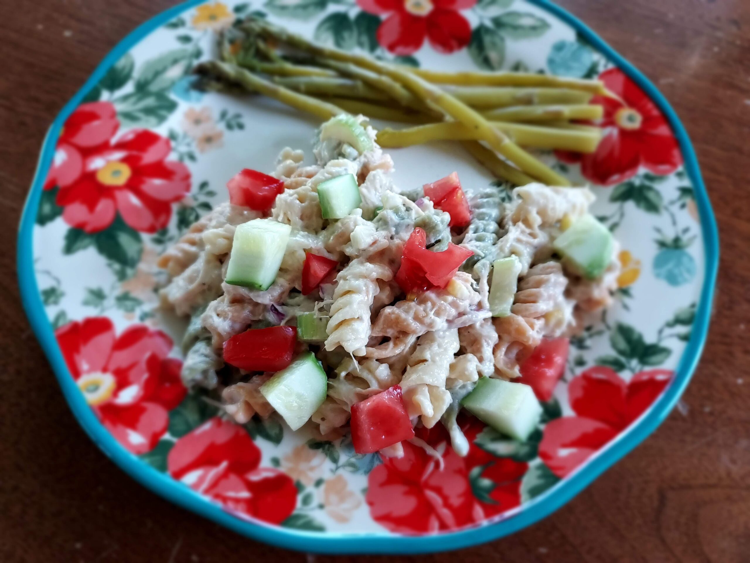 Warm Chicken Salad Pasta
