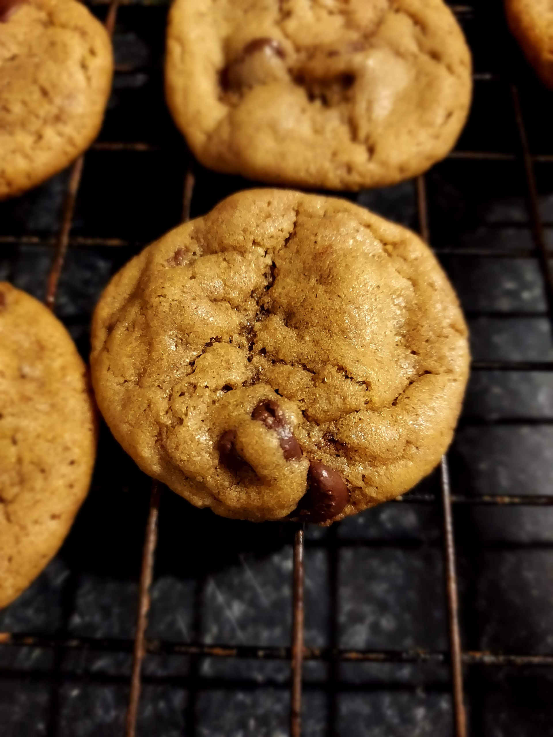 Pumpkin Spiced Chocolate Chip Cookies